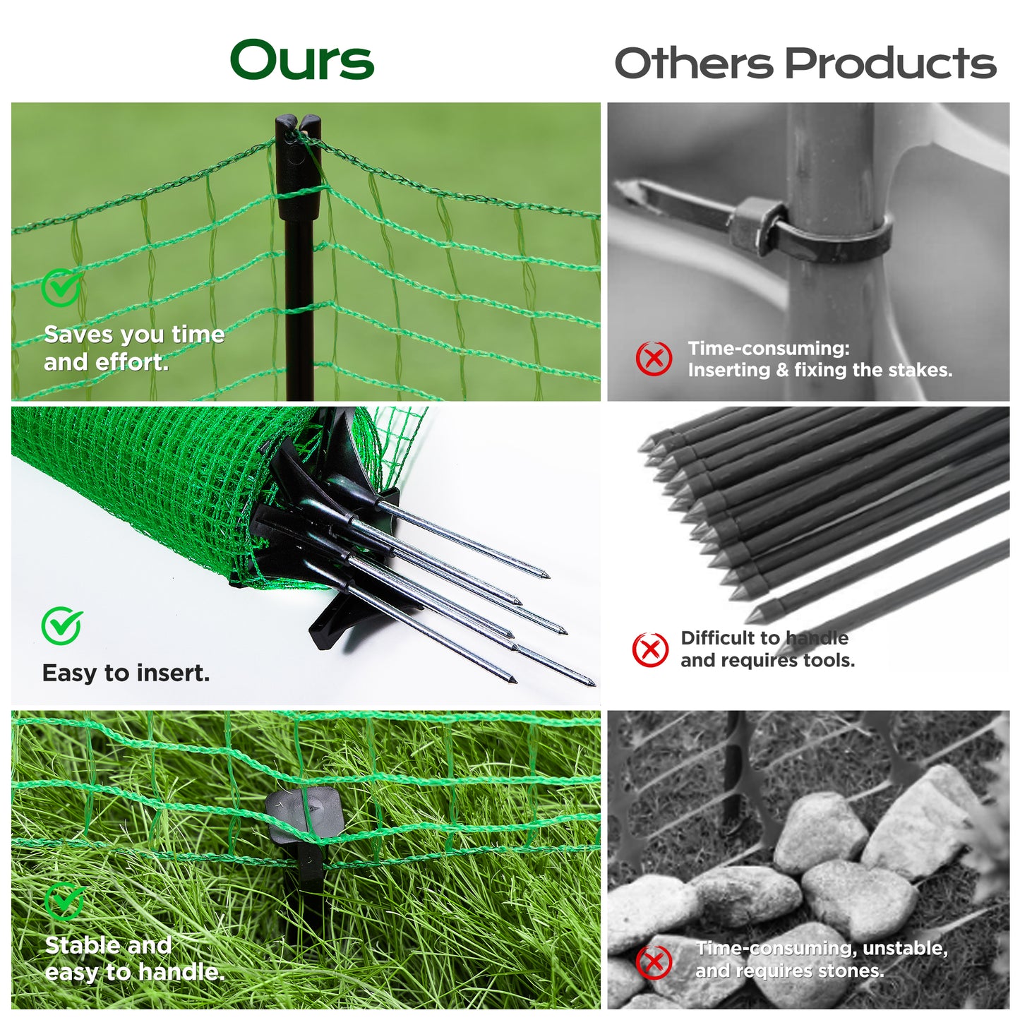 TITECK Temporary Fence for Outdoor