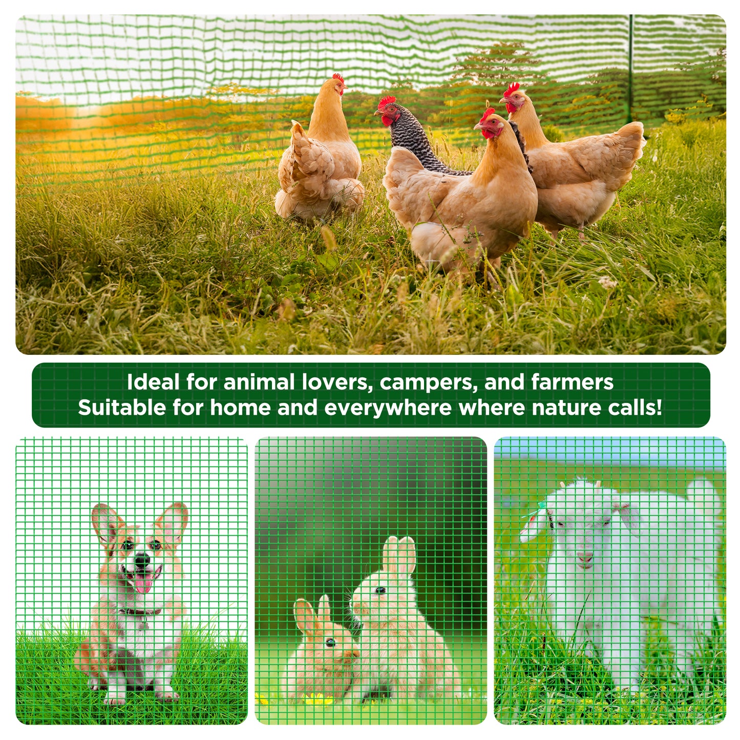 TITECK Temporary Fence for Outdoor