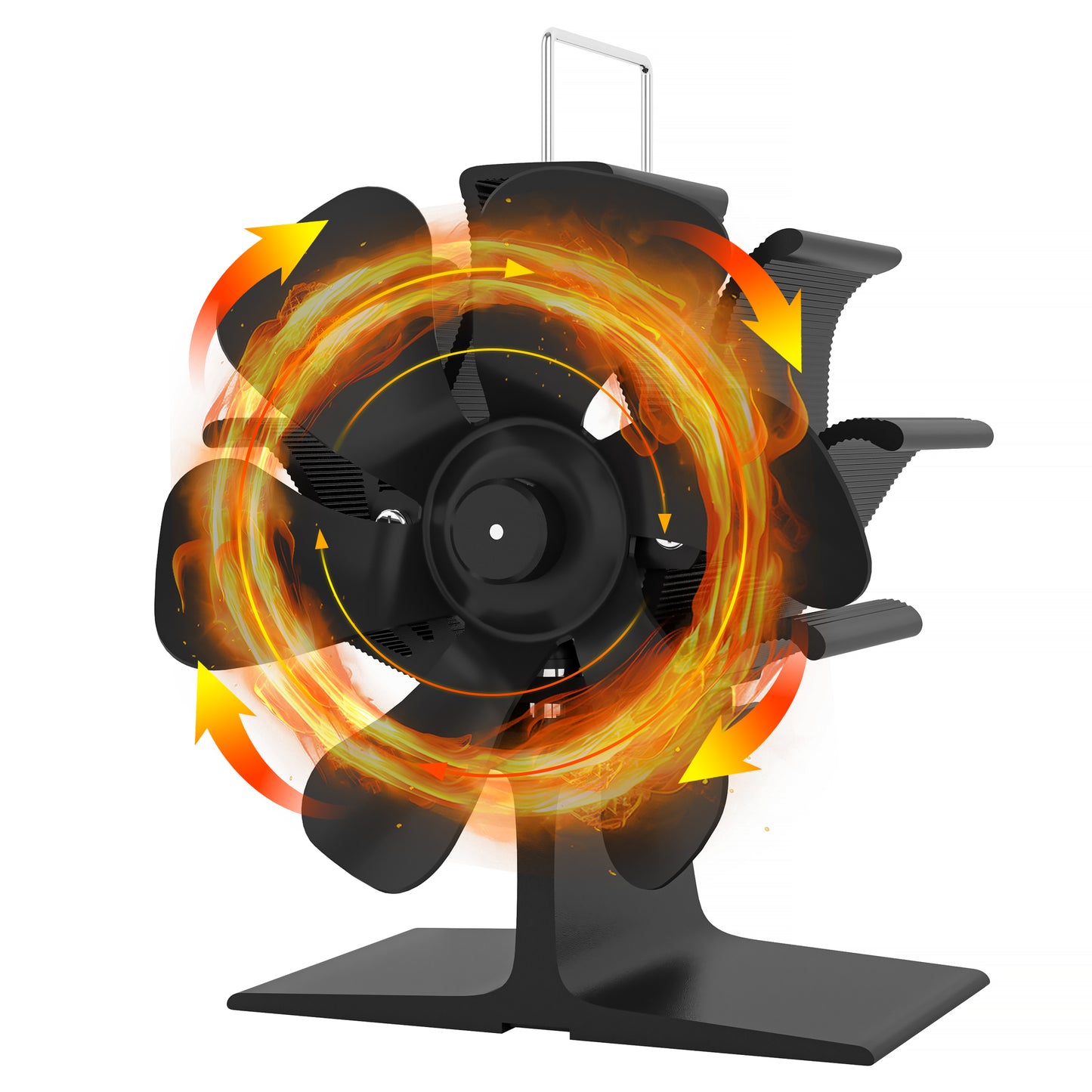 TITECK 6 Blades Wood Stove Fan